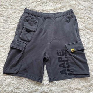 A BATHING APE - 【エーエイプバイ アベイシングエイプ】スウェット ショートパンツ M グレー