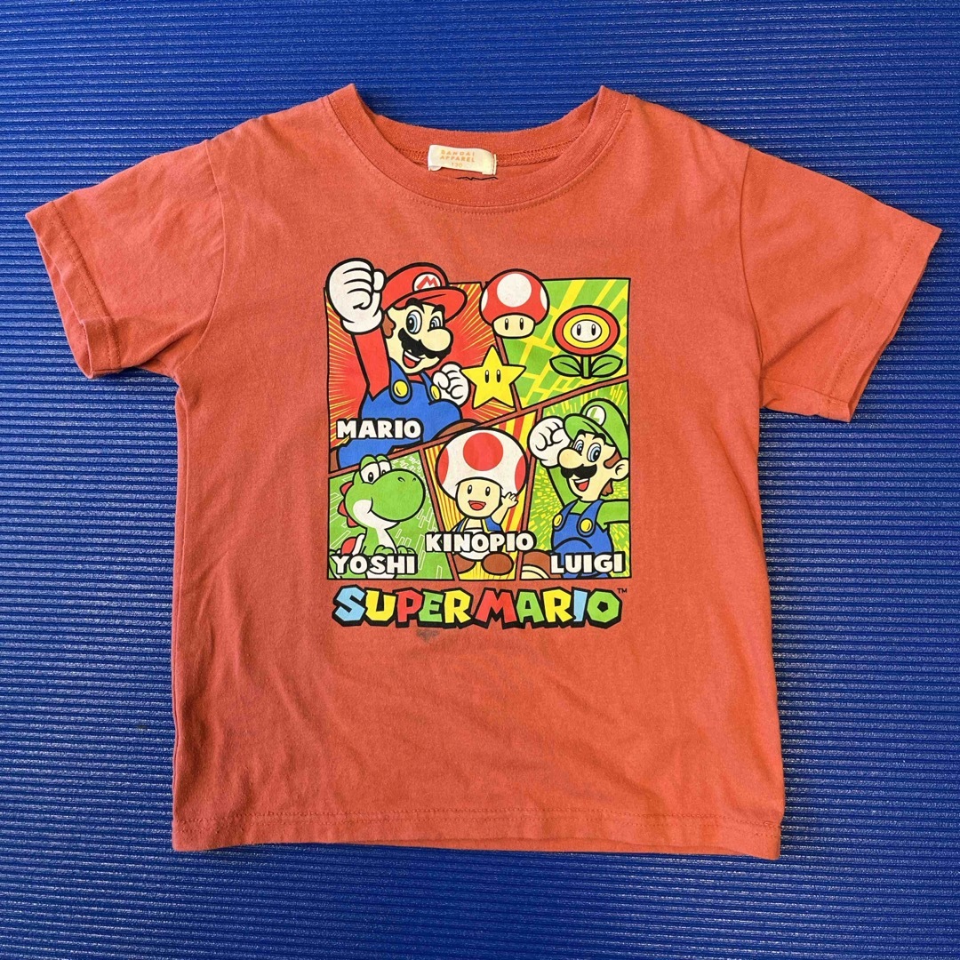 BANDAI(バンダイ)のスーパーマリオTシャツ130２枚 キッズ/ベビー/マタニティのキッズ服男の子用(90cm~)(Tシャツ/カットソー)の商品写真