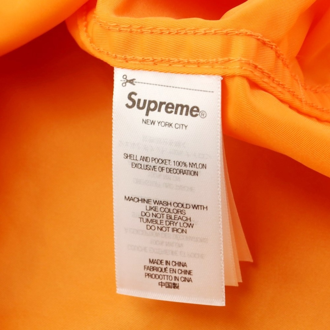 Supreme(シュプリーム)の【中古】シュプリーム Supreme 2024年春夏 Nylon Chore Coat ナイロン カバーオール オレンジ【サイズM】【メンズ】 メンズのジャケット/アウター(ブルゾン)の商品写真