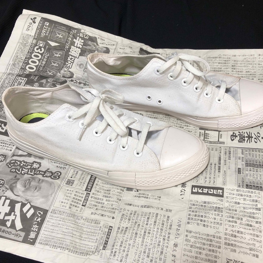 CONVERSE(コンバース)のコンバース CONVERSE オールスター 白　ホワイト　27.5  メンズの靴/シューズ(スニーカー)の商品写真