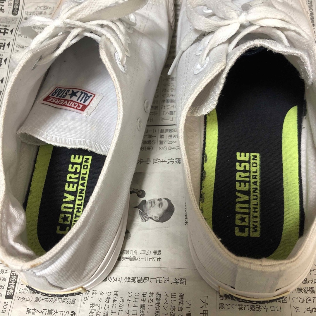 CONVERSE(コンバース)のコンバース CONVERSE オールスター 白　ホワイト　27.5  メンズの靴/シューズ(スニーカー)の商品写真