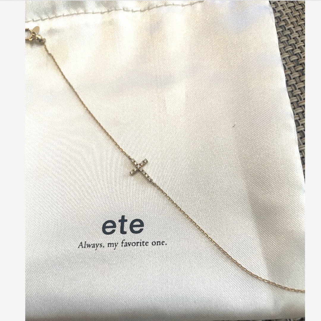 ete(エテ)の値下げ⭐︎エテ　K18 クロス ダイヤモンド ブレスレット レディースのアクセサリー(ブレスレット/バングル)の商品写真