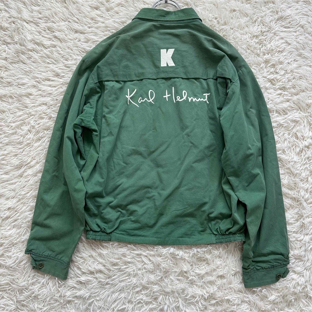 Karl Helmut(カールヘルム)の【Karl Helmut】カールヘルム L ブルゾン スイングトップ グリーン メンズのジャケット/アウター(ブルゾン)の商品写真