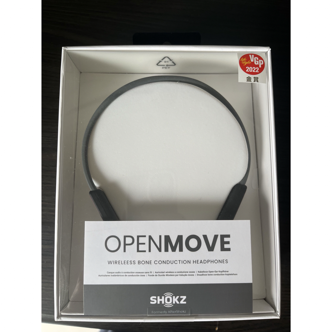 SHOKZ OpenMove 骨伝導イヤホン スマホ/家電/カメラのオーディオ機器(ヘッドフォン/イヤフォン)の商品写真