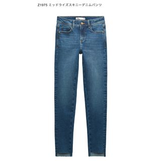 ザラ(ZARA)のZARA  ミッドライト　スキニー　デニム(デニム/ジーンズ)