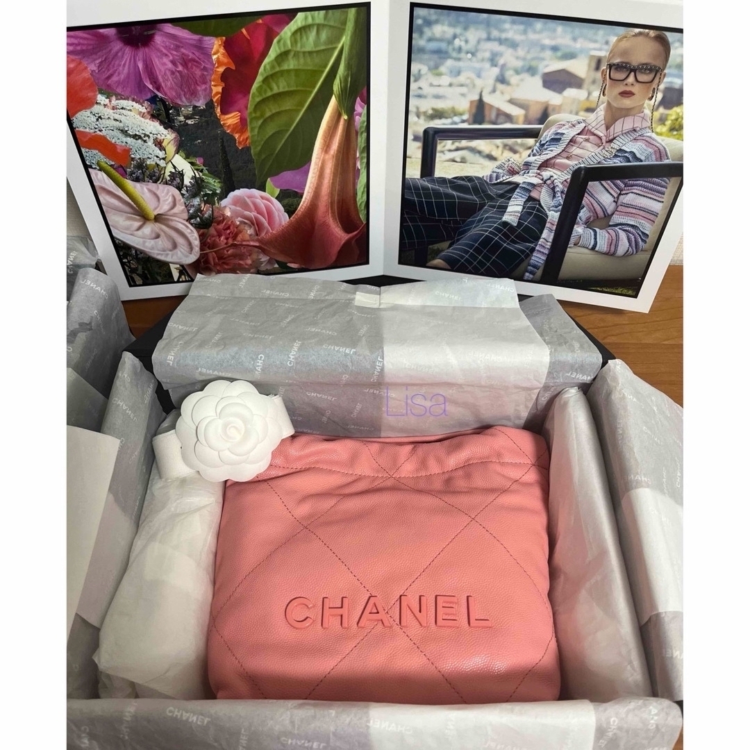 CHANEL - 新品未使用✨23Kシャネル 22バッグ ミニ ショルダー CHANEL - 新品未使用✨23Kシャネル 22バッグ ミニ ショルダー