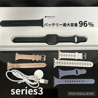 アップルウォッチ(Apple Watch)のApple Watch Series 3★GPSモデル38mm★アップルウォッチ(その他)