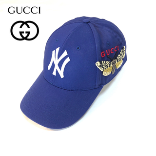 グッチ(Gucci)の【全国送料無料】GUCCI グッチ × NYヤンキース ベスボール キャップ(キャップ)