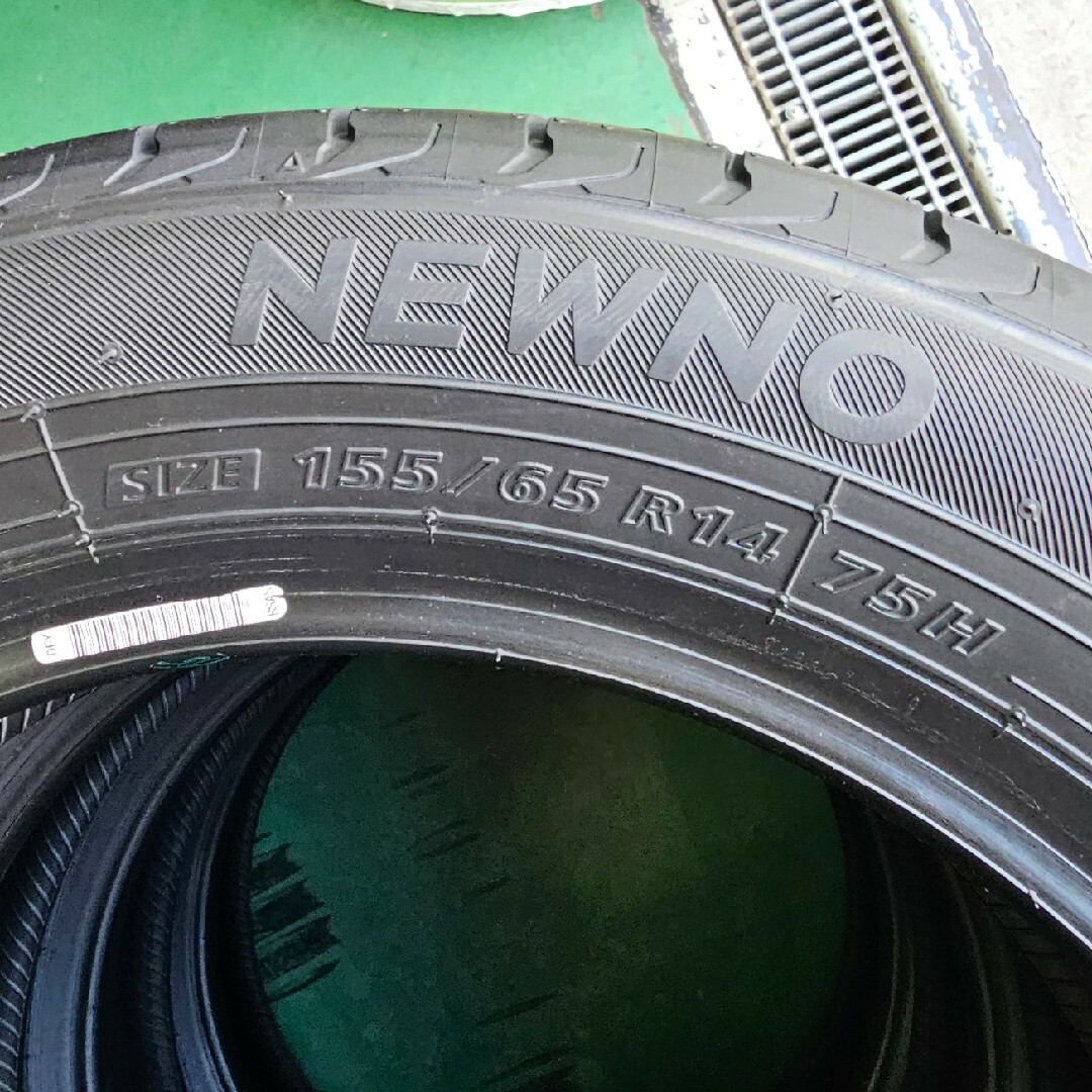 BRIDGESTONE(ブリヂストン)の155/65R14 75H ブリヂストン NEWNO 4本1セット 自動車/バイクの自動車(タイヤ)の商品写真