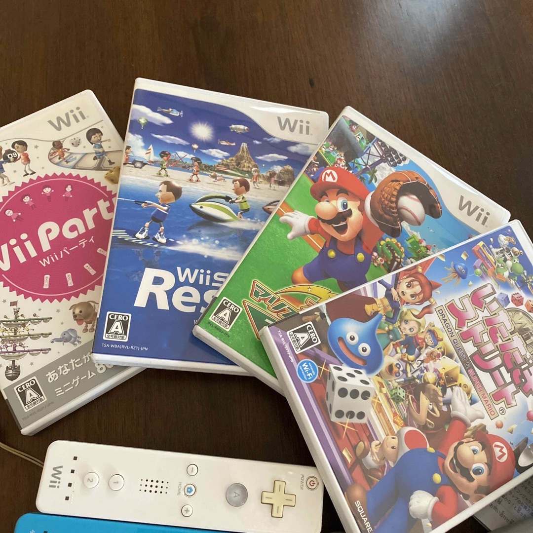 任天堂(ニンテンドウ)のWii おまとめセット エンタメ/ホビーのゲームソフト/ゲーム機本体(家庭用ゲームソフト)の商品写真