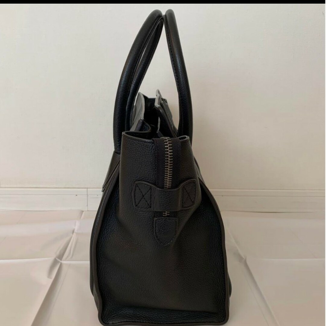 celine(セリーヌ)の【美品】CELINE セリーヌ ラゲージ ミニショッパー  ブラック レディースのバッグ(ハンドバッグ)の商品写真