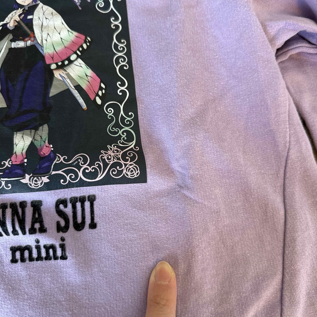 ANNA SUI mini(アナスイミニ)のアナスイミニ　ANNA SUI 薄手トレーナー　ロンT キッズ/ベビー/マタニティのキッズ服女の子用(90cm~)(Tシャツ/カットソー)の商品写真