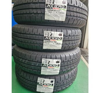 ブリヂストン(BRIDGESTONE)の155/65R14BRIDGESTONE ニューノ新品4本1セット(タイヤ)