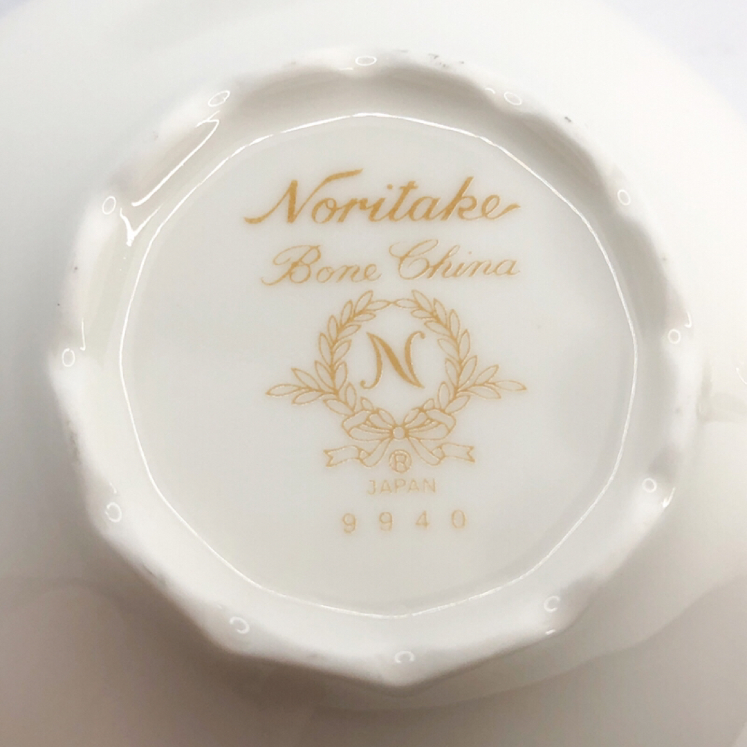 Noritake(ノリタケ)のノリタケ　9940　キューティーローズ  ティーカップ＆ソーサー　2客セット インテリア/住まい/日用品のキッチン/食器(食器)の商品写真