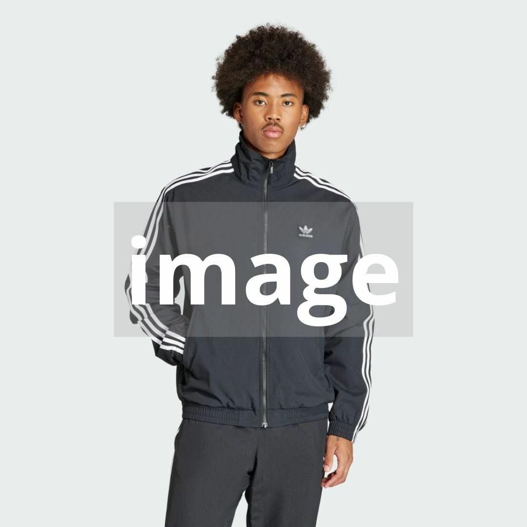 adidas(アディダス)の9972 極美 adidas ウーブン ファイヤーバード トラックトップ BLK メンズのトップス(ジャージ)の商品写真