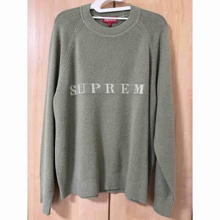 シュプリーム(Supreme)の20FW /Supreme Stone Washed Sweater Logo(ニット/セーター)
