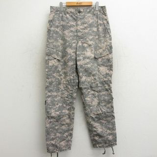 W34★古着 ミリタリー カーゴ パンツ メンズ 00年代 00s デジタルカモ リップストップ ARMY コンバット 迷彩 24may15 中古 ボトムス ロング