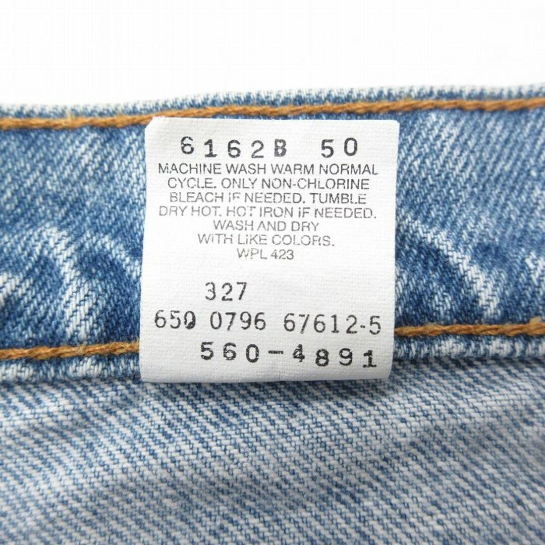 Levi's(リーバイス)のW32★古着 リーバイス Levis 560 ジーンズ メンズ 90年代 90s テーパード ヒゲ コットン USA製 紺 ネイビー デニム 【spe】 24may15 中古 ボトムス ジーパン Gパン ロング パンツ メンズのパンツ(ワークパンツ/カーゴパンツ)の商品写真