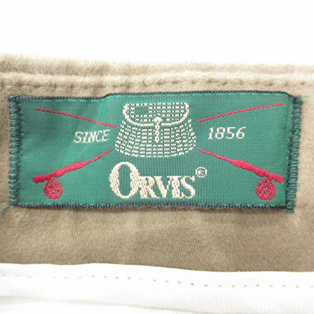 W34★古着 オービス ORVIS パンツ メンズ 90年代 90s コットン USA製 ベージュ カーキ 24may15 中古 ボトムス ロング メンズのパンツ(ワークパンツ/カーゴパンツ)の商品写真