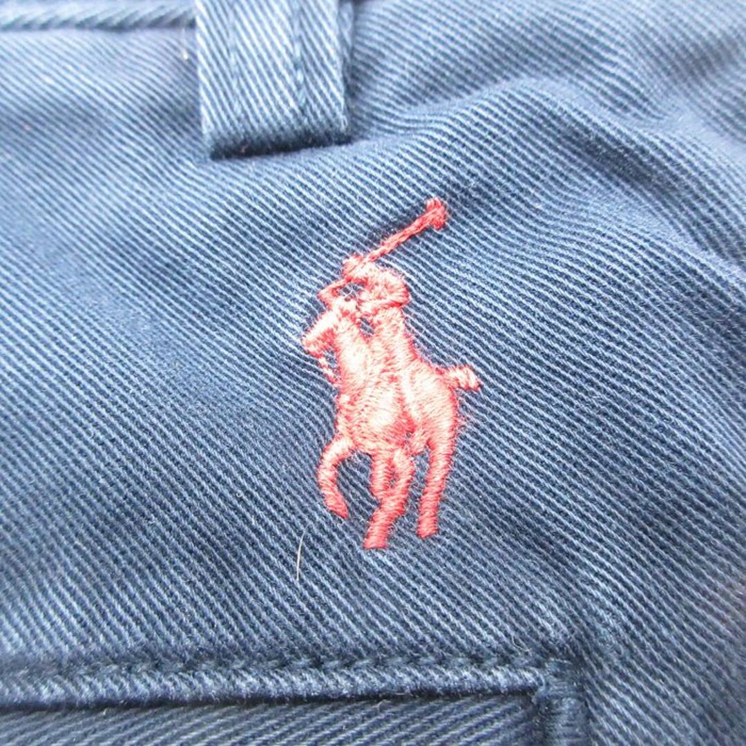 Ralph Lauren(ラルフローレン)のW31★古着 ラルフローレン Ralph Lauren ブランド チノ パンツ チノパン メンズ 90年代 90s ワンポイントロゴ コットン 紺 ネイビー 24may15 中古 ボトムス ロング メンズのパンツ(ワークパンツ/カーゴパンツ)の商品写真