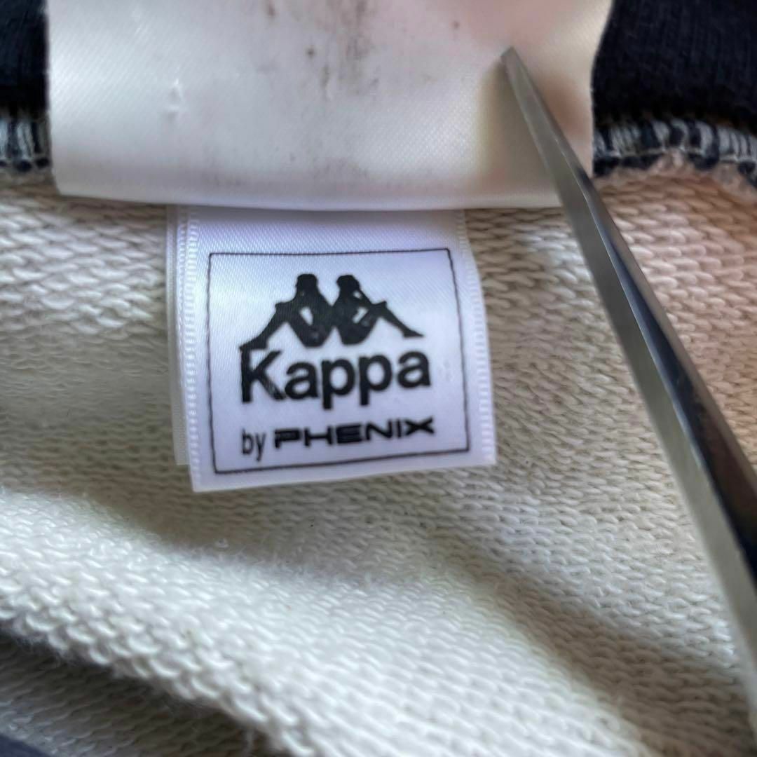 Kappa(カッパ)の【ビッグロゴ、INTERパーカー】KappaセリエA インテル古着刺繍長友佑都 メンズのトップス(パーカー)の商品写真
