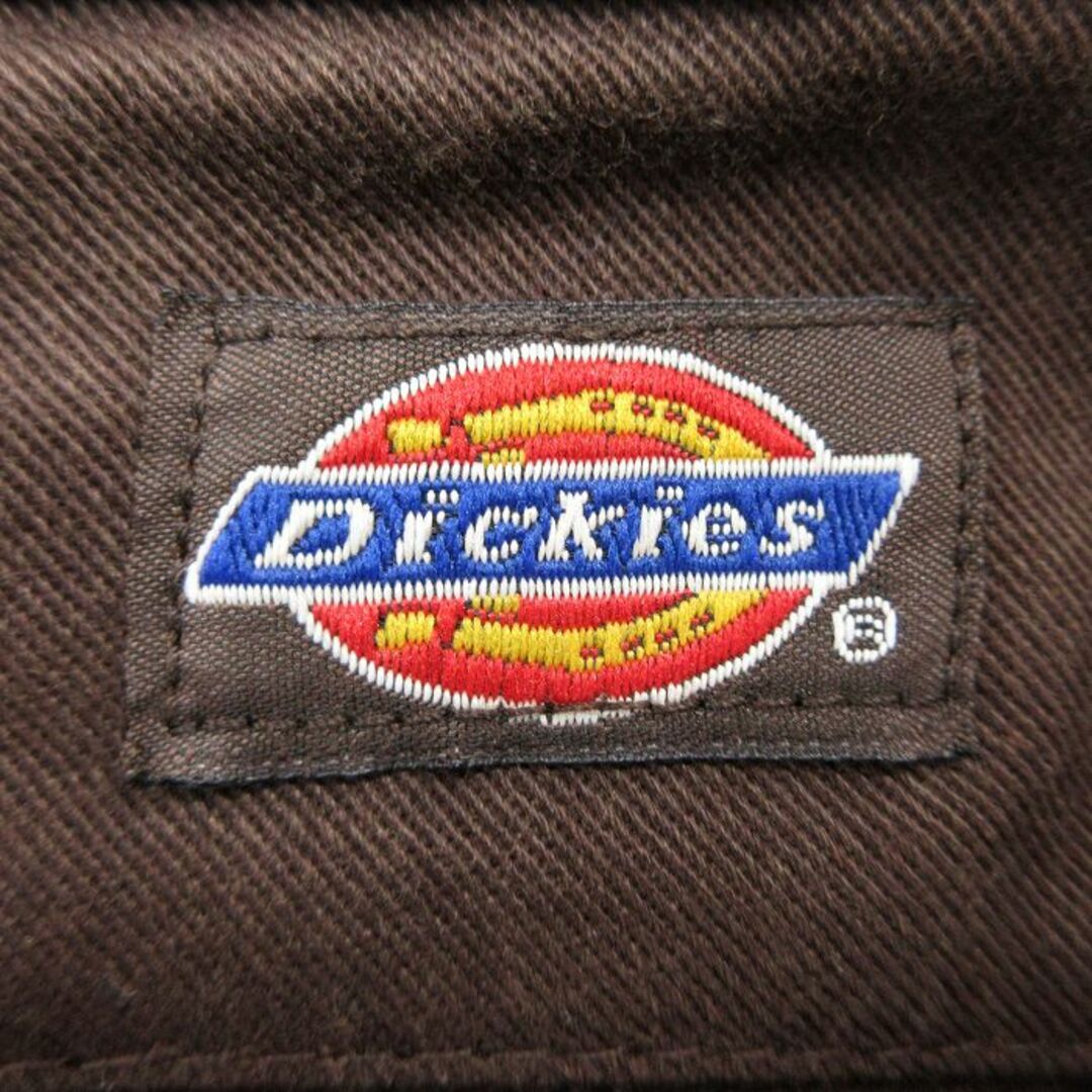 Dickies(ディッキーズ)のW40★古着 ディッキーズ Dickies ハーフ ワーク パンツ ショーツ メンズ 90年代 90s 大きいサイズ USA製 茶 ブラウン 24may15 中古 ボトムス 短パン ショーパン メンズのパンツ(ワークパンツ/カーゴパンツ)の商品写真