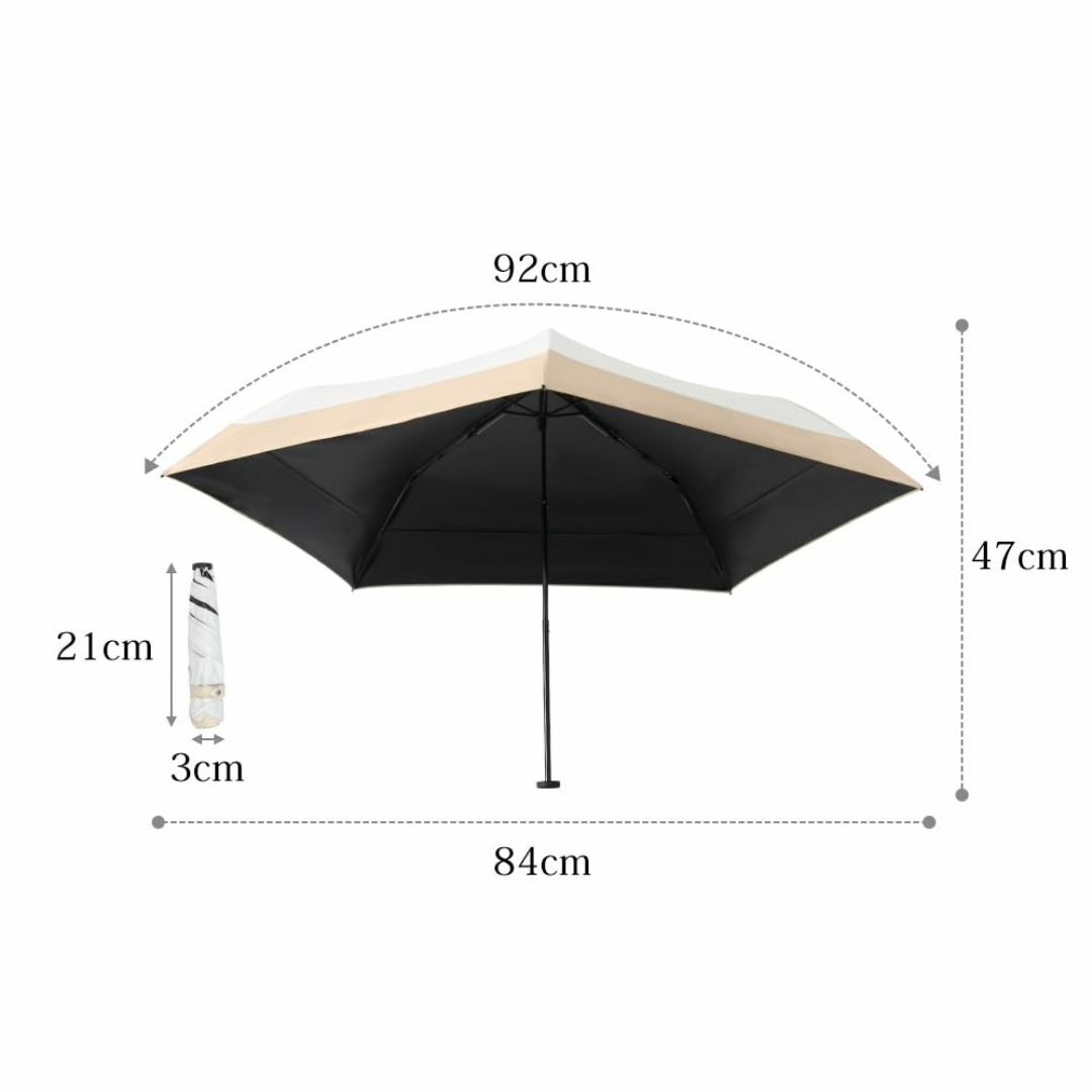 【色: ピンク*ホワイト】Vallein 折りたたみ傘 超軽量120g カーポン メンズのファッション小物(その他)の商品写真