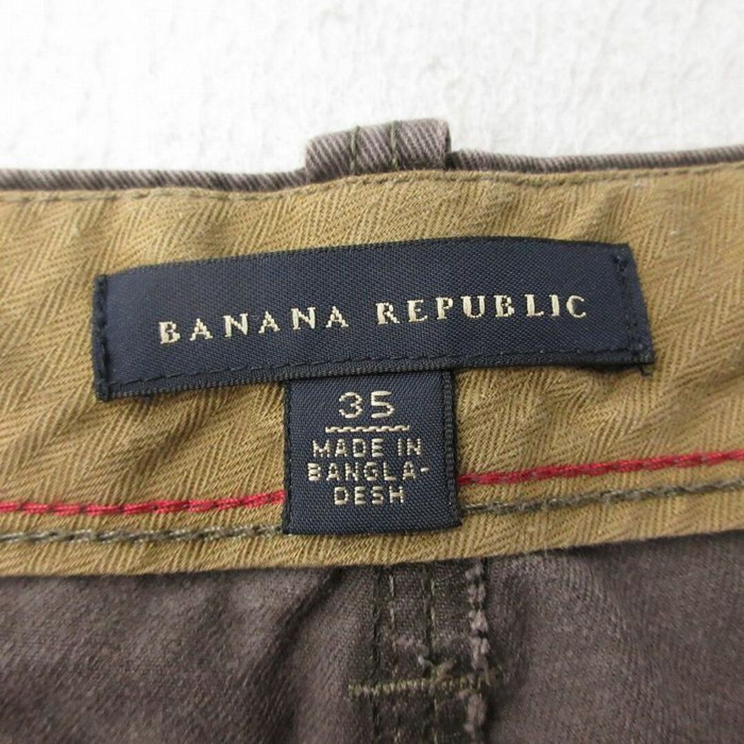 Banana Republic(バナナリパブリック)のW37★古着 バナナリパブリック BANANA REPUBLIC ブランド ショート カーゴ パンツ ショーツ メンズ コットン 茶 ブラウン 24may15 中古 ボトムス 短パン ショーパン メンズのパンツ(ワークパンツ/カーゴパンツ)の商品写真