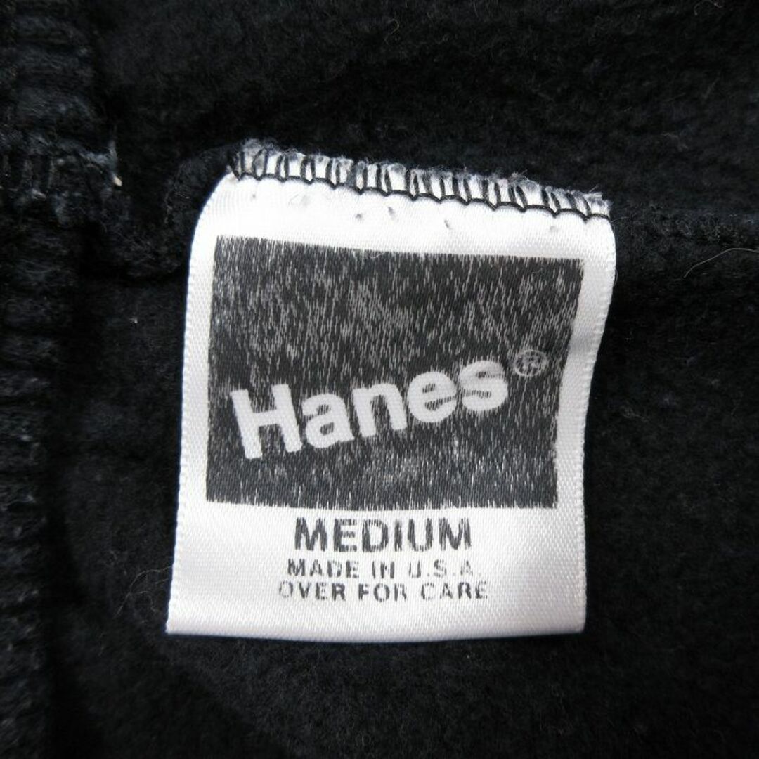 Hanes(ヘインズ)のW29★古着 ヘインズ Hanes スウェット パンツ メンズ 90年代 90s 無地 USA製 黒 ブラック 24may15 中古 ボトムス ロング メンズのパンツ(ワークパンツ/カーゴパンツ)の商品写真