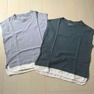 GLOBAL WORK - GLOBAL WORK シャーベッTEEレイヤード Tシャツ120cm