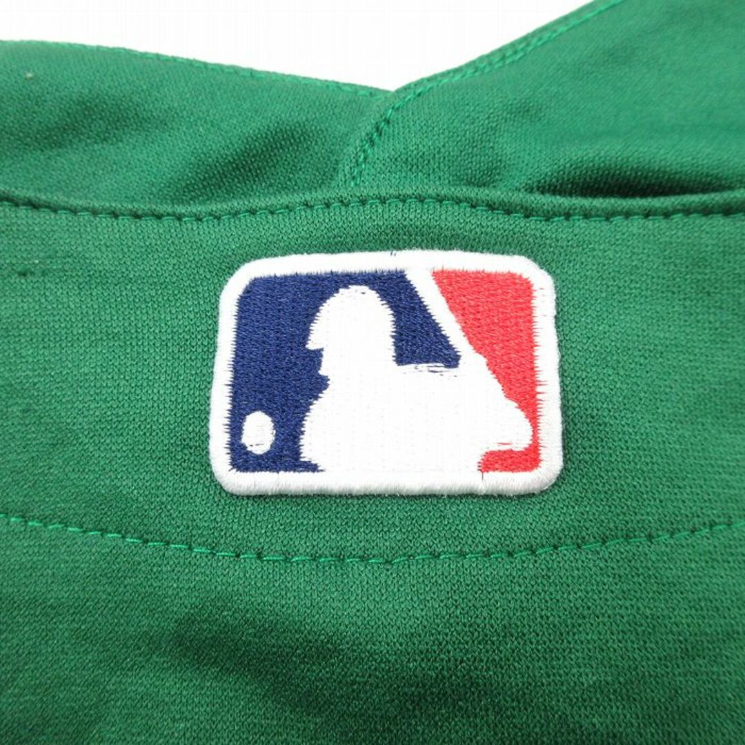 XL★古着 半袖 ベースボール シャツ メンズ MLB ボストンレッドソックス 緑 グリーン メジャーリーグ 野球 24may15 中古 トップス メンズのトップス(シャツ)の商品写真