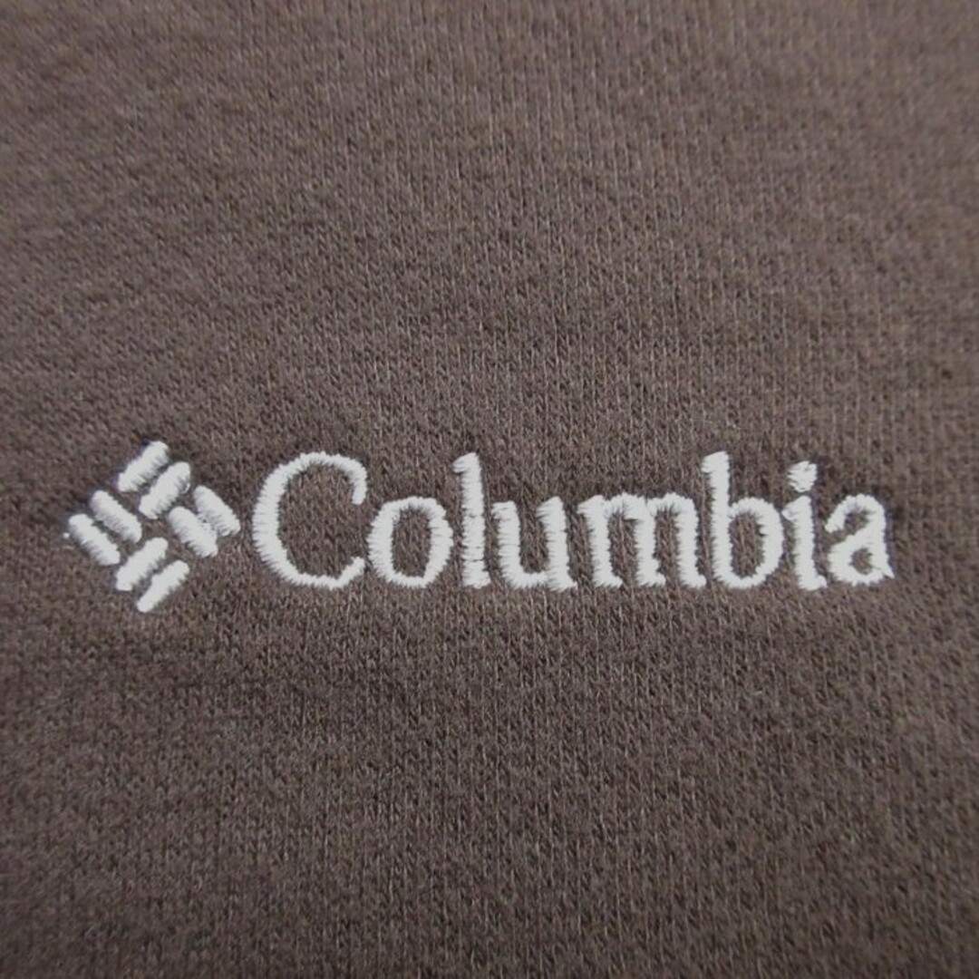 Columbia(コロンビア)のXL★古着 コロンビア COLUMBIA Columbia 長袖 スウェット メンズ ワンポイントロゴ クルーネック こげ茶 ブラウン 24may15 中古 スエット トレーナー トップス メンズのトップス(パーカー)の商品写真