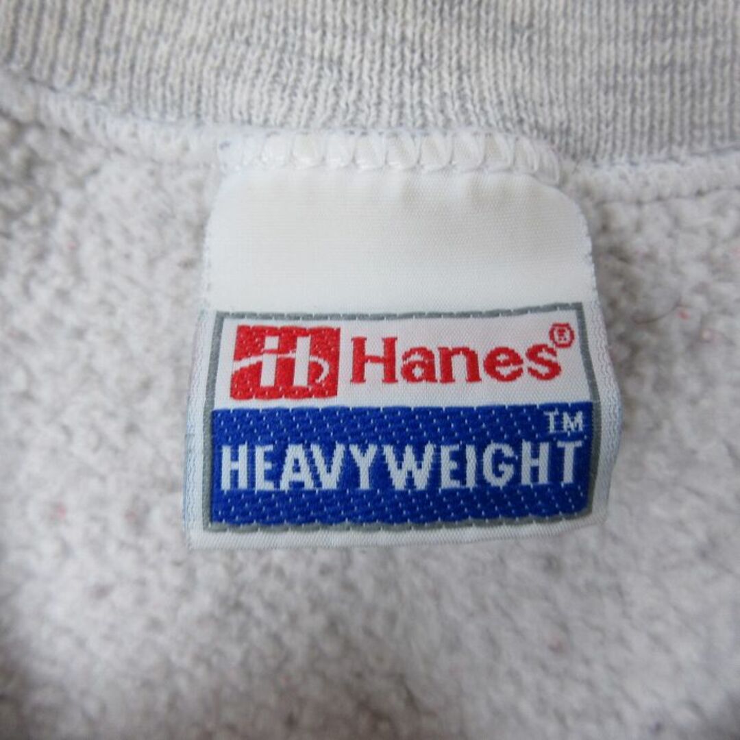 Hanes(ヘインズ)のXL★古着 ヘインズ Hanes 長袖 スウェット メンズ 00年代 00s シンシナティ 大きいサイズ クルーネック グレー 霜降り 24may15 中古 スエット トレーナー トップス メンズのトップス(パーカー)の商品写真