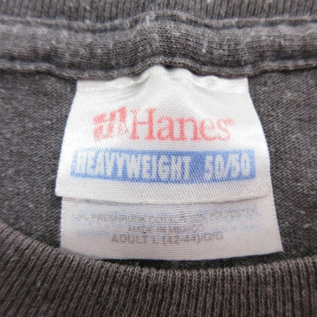 Hanes(ヘインズ)のL★古着 ヘインズ Hanes 半袖 ビンテージ ロック バンド Tシャツ メンズ 00年代 00s レッドツェッペリン クルーネック グレー 霜降り 24may15 中古 メンズのトップス(Tシャツ/カットソー(半袖/袖なし))の商品写真