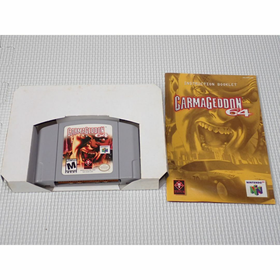 NINTENDO 64 - N64☆CARMAGEDDON 海外版 北米版 端子清掃済の NINTENDO 64 - N64☆CARMAGEDDON 海外版 北米版 端子清掃済の