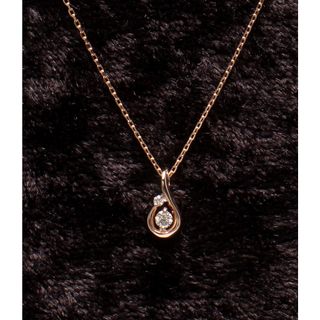 スタージュエリー(STAR JEWELRY)の美品 スタージュエリー ネックレス K18 ダイヤ 0.04ct レディース(ネックレス)