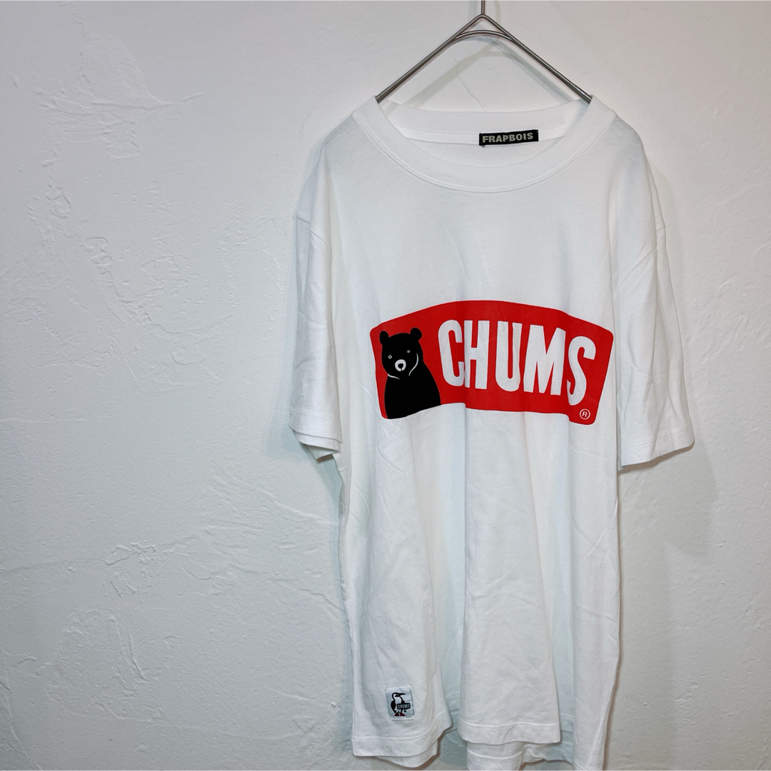 CHUMS(チャムス)の美品　FRAPBOIS X CHUMS チャムス コラボTシャツ　MかL レディースのトップス(Tシャツ(半袖/袖なし))の商品写真