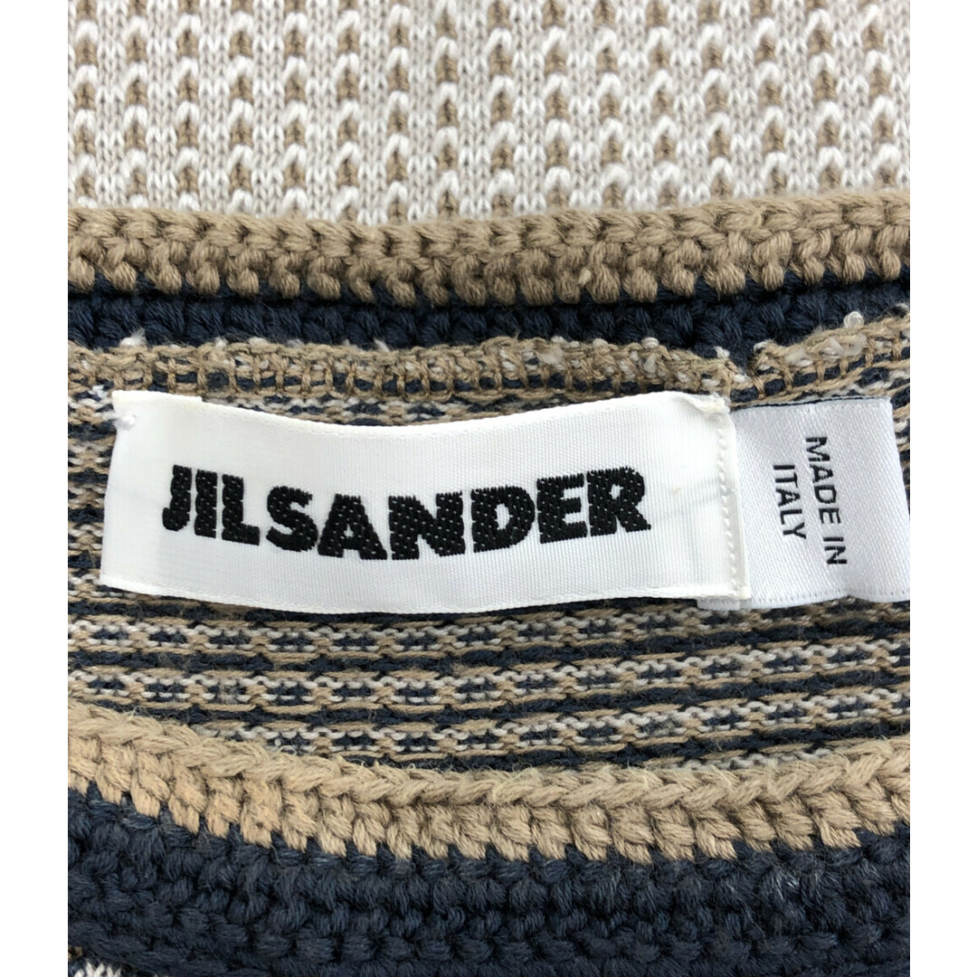 Jil Sander(ジルサンダー)の美品 ジルサンダー シルク混 ワッフルニット レディース 34 レディースのトップス(ニット/セーター)の商品写真