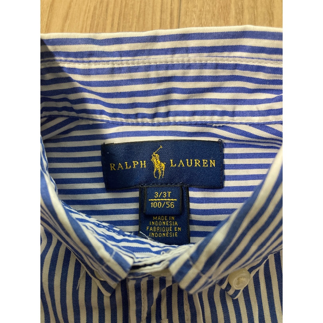 POLO RALPH LAUREN(ポロラルフローレン)のラルフローレン　シャツ　100 キッズ/ベビー/マタニティのキッズ服男の子用(90cm~)(Tシャツ/カットソー)の商品写真