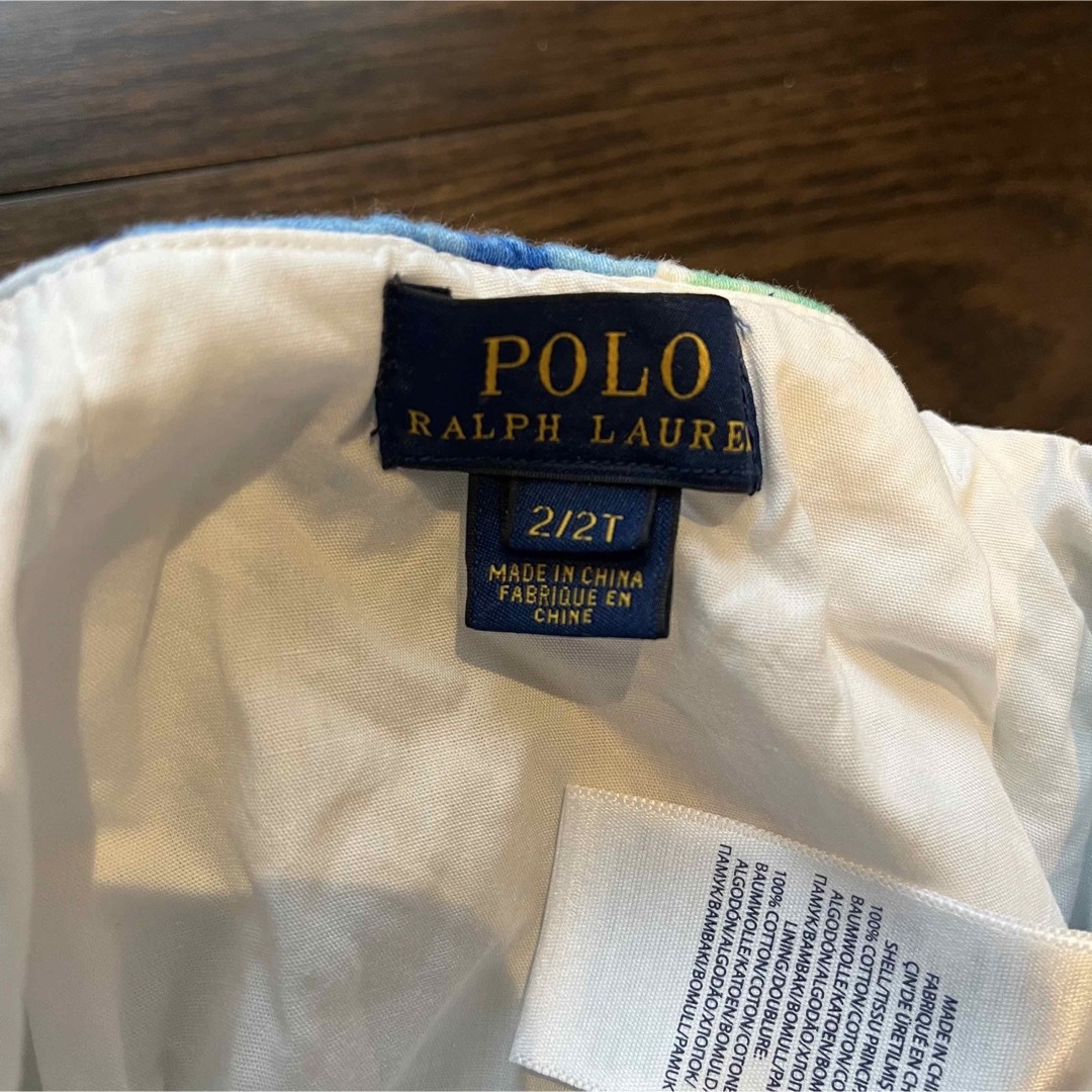 POLO RALPH LAUREN(ポロラルフローレン)のポロ　ラルフローレン　花柄　ボタニカル　膝丈　スカート　リゾート　95 2T  キッズ/ベビー/マタニティのキッズ服女の子用(90cm~)(スカート)の商品写真