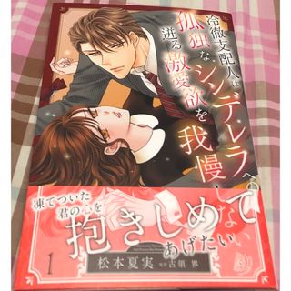 最新刊帯付き、冷徹支配人は孤独なシンデレラへの迸る激愛欲を我慢しない、松本夏実①(女性漫画)