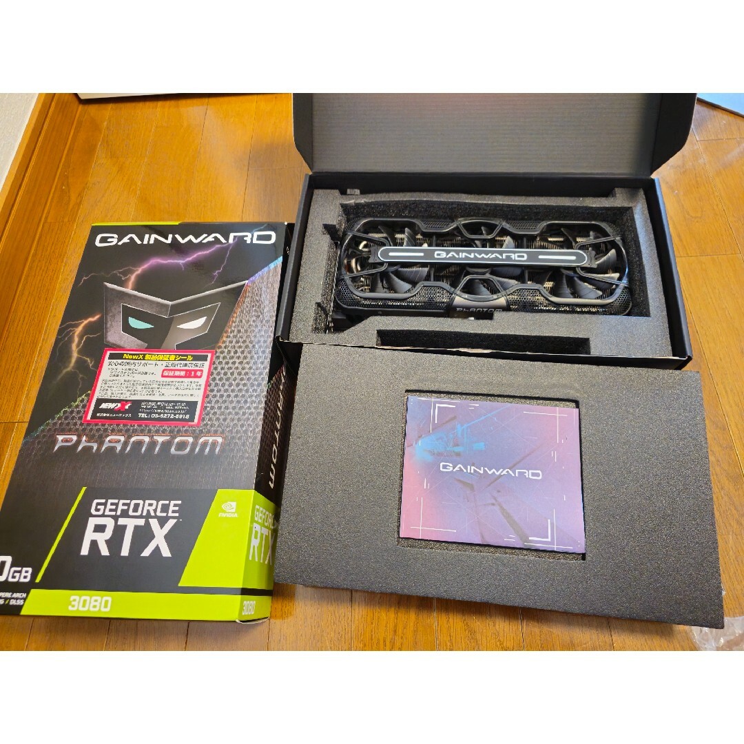 NVIDIA(エヌビディア)のGAINWARD GeForce RTX 3080 PHANTOM 10G V1 スマホ/家電/カメラのPC/タブレット(PCパーツ)の商品写真
