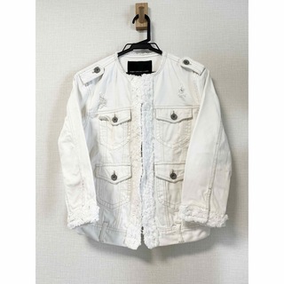 DOUBLE STANDARD CLOTHING - Double standard clothing ホワイトデニムジャケット　36