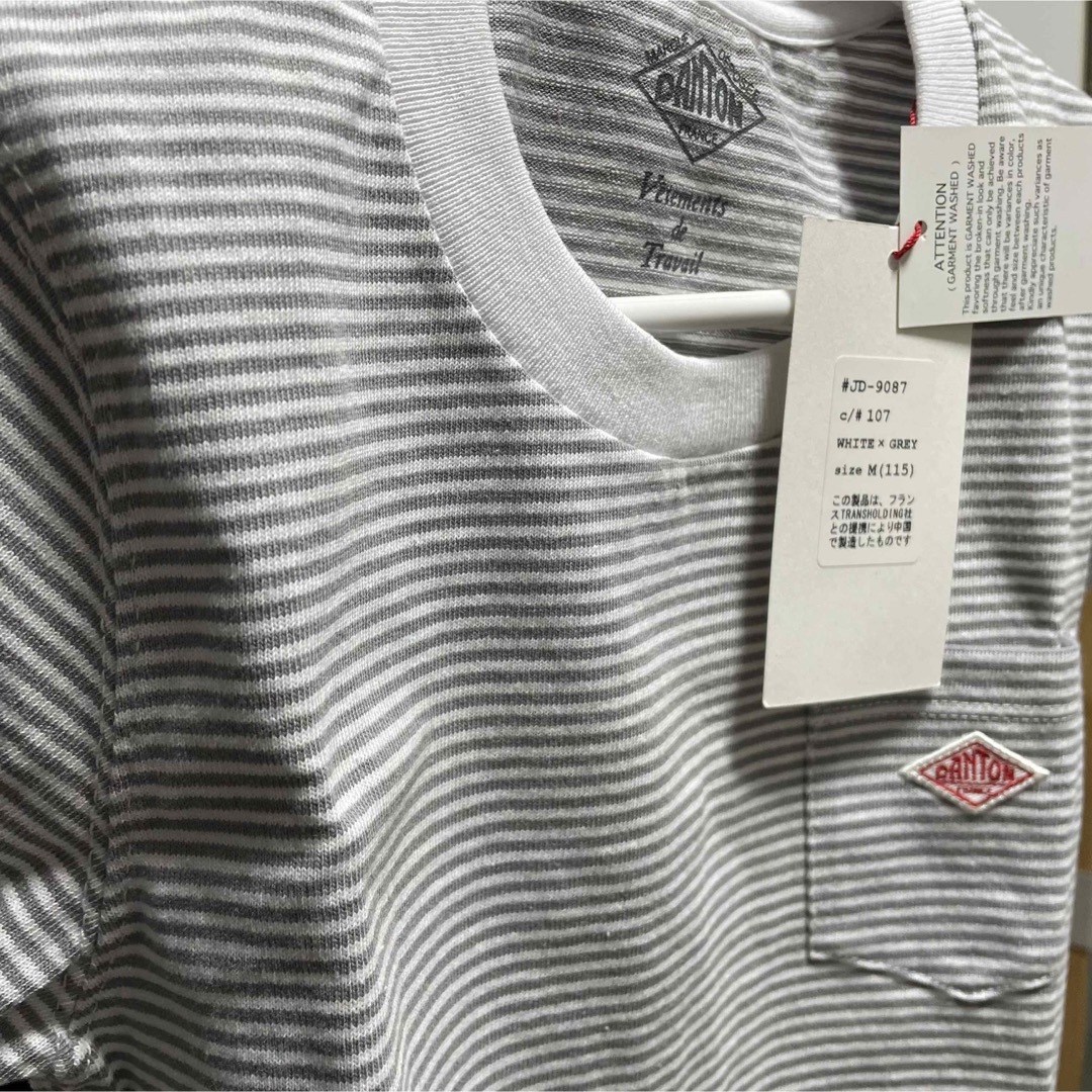 DANTON(ダントン)の【新品・未使用】ダントン　ボーダー　半袖　Tシャツ　115 キッズ/ベビー/マタニティのキッズ服男の子用(90cm~)(Tシャツ/カットソー)の商品写真