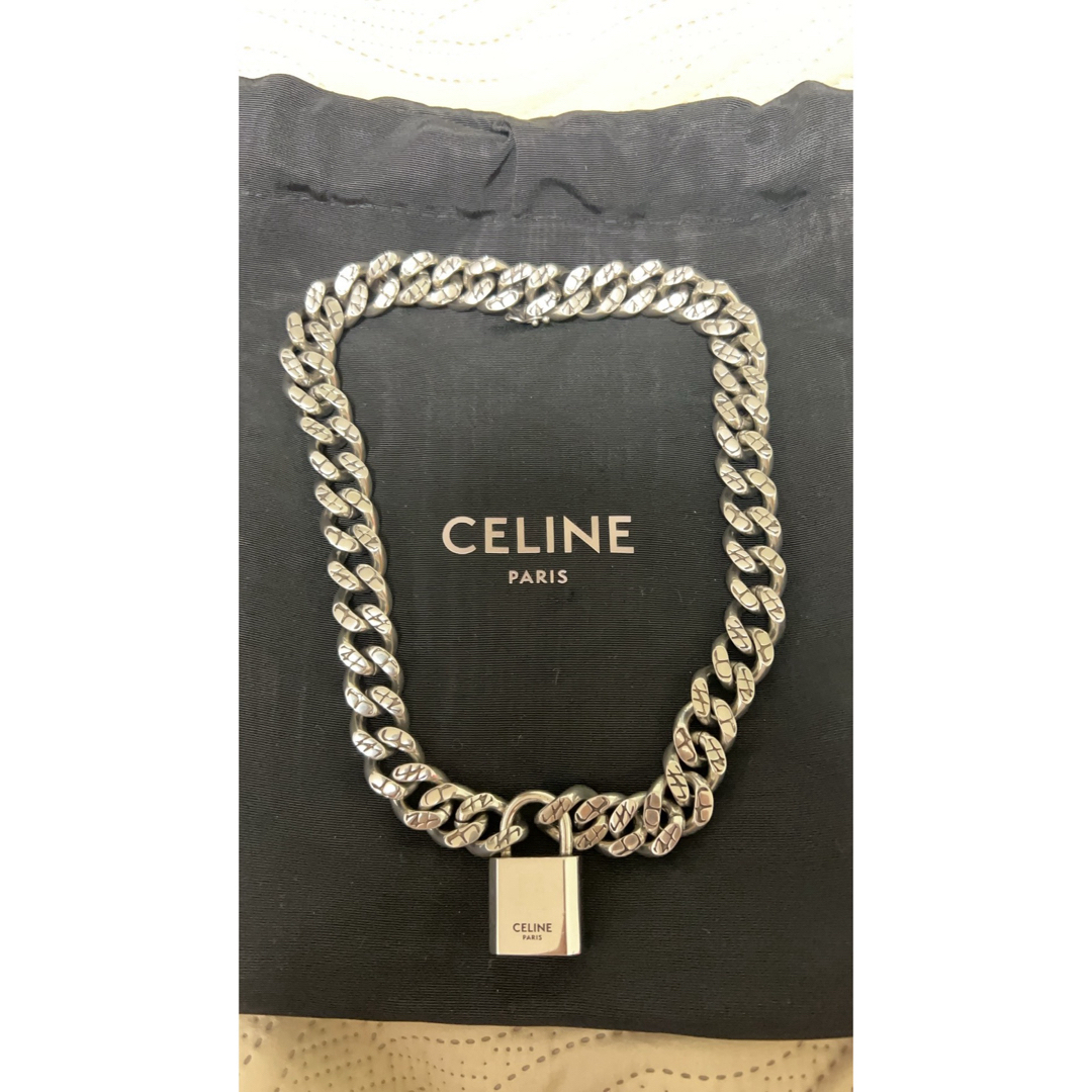 celine(セリーヌ)のCeline セリーヌ　21ss チェーン　ネックレス　南京錠 メンズのアクセサリー(ネックレス)の商品写真