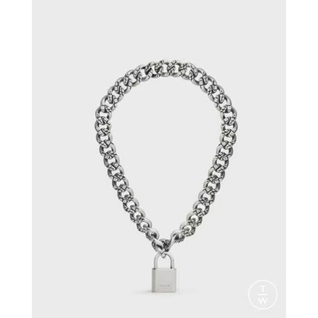 CELINE - Celine セリーヌ 21ss パドロック ネックレス 南京錠の CELINE - Celine セリーヌ 21ss パドロック ネックレス 南京錠の
