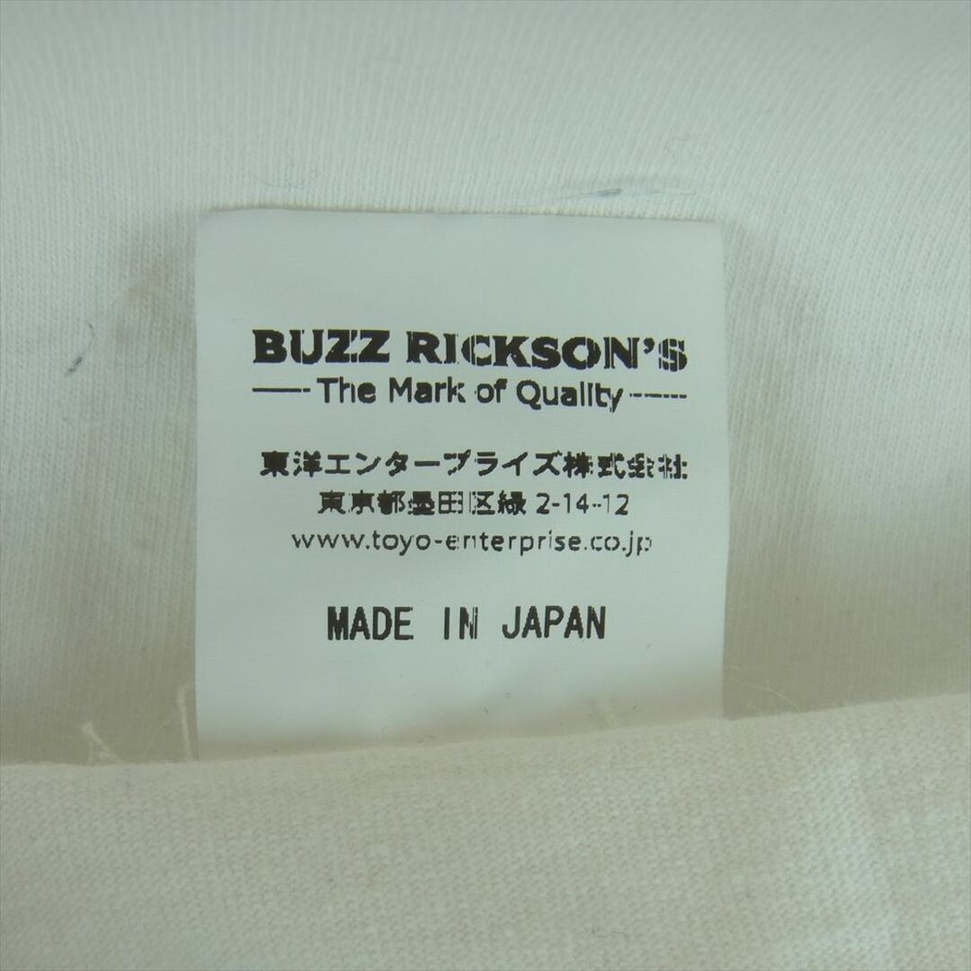Buzz Rickson's(バズリクソンズ)のBuzz Rickson's バズリクソンズ 日本製 Flying Tigers T Shirt  TEE フライングタイガー 半袖 Tシャツ オフホワイト系 M【中古】 メンズのトップス(Tシャツ/カットソー(半袖/袖なし))の商品写真