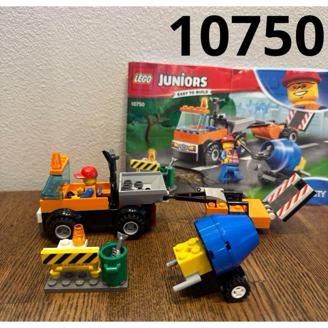 Lego(レゴ)のLEGO レゴ ジュニア 道路補修トラック ビルディングキット  10750 キッズ/ベビー/マタニティのおもちゃ(積み木/ブロック)の商品写真