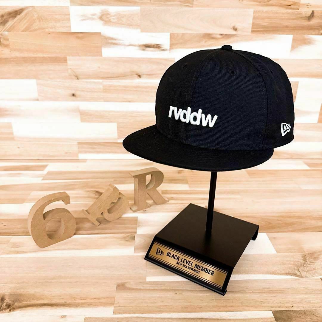 NEW ERA(ニューエラー)のレア【ニューエラ×リバーサル】限定コラボ rvddwロゴ キャップ格闘技 黒×白 メンズの帽子(キャップ)の商品写真