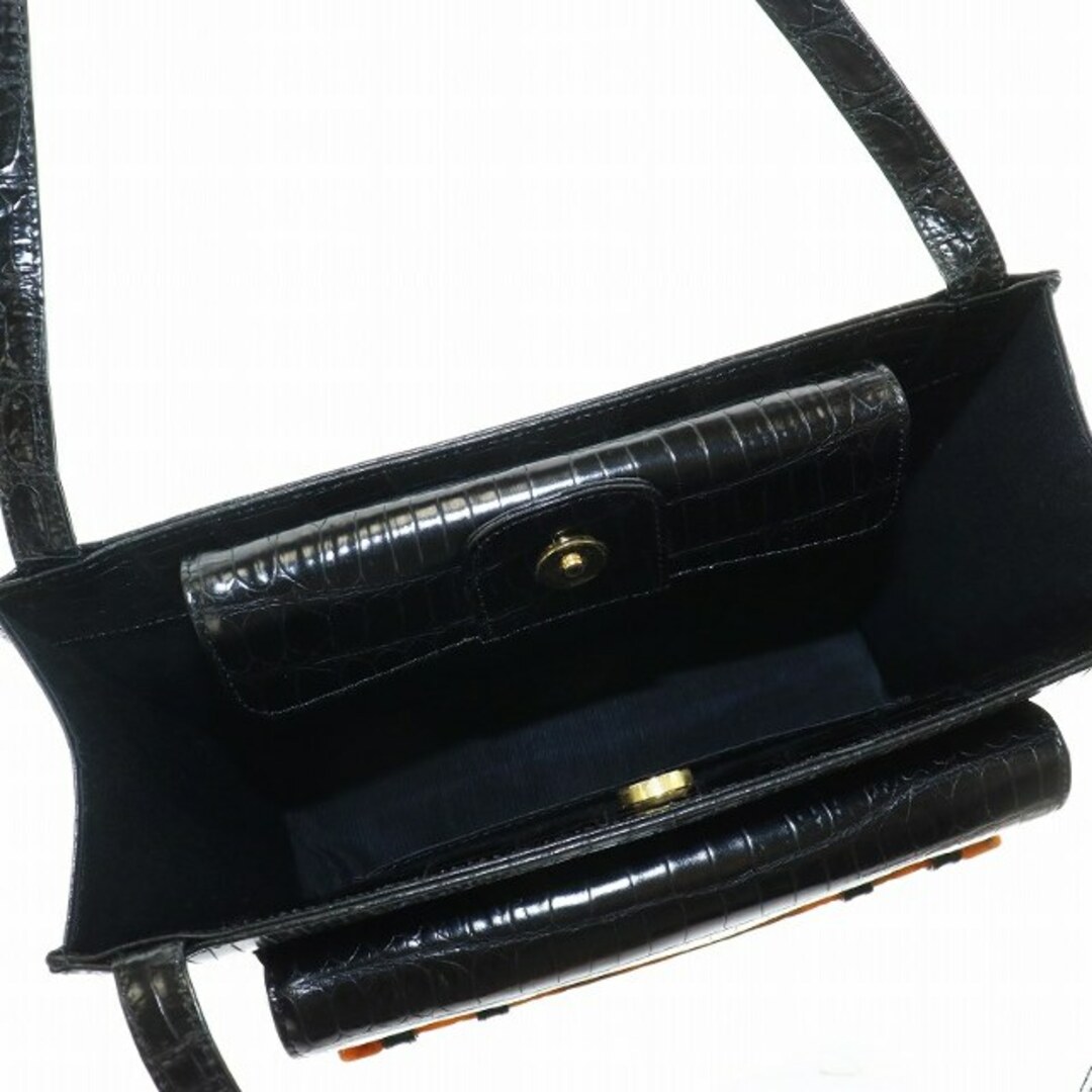 GIVENCHY(ジバンシィ)のジバンシィ ハンドバッグ トートバッグ ヴィオレーヌ レザー 牛革 クロコ型押し レディースのバッグ(ハンドバッグ)の商品写真
